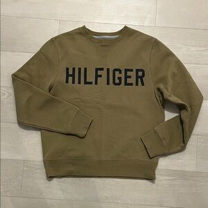 Tommy Hilfiger Men's Green Crewneck Sweater Size Small